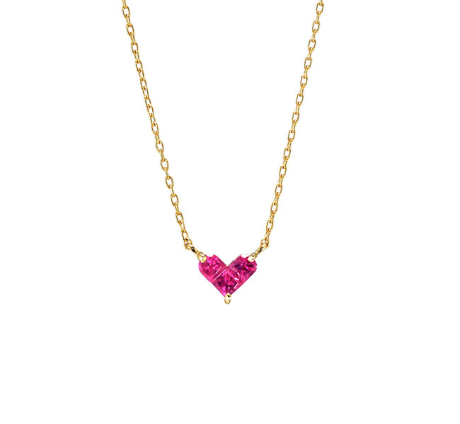 STAR JEWELRY「MYSTERIOUS HEART」|ネックレス|イエローゴールド