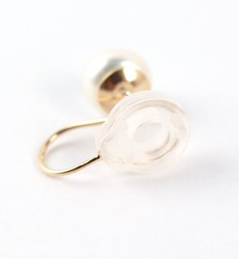  「K10YG 淡水パール イヤリング」|イヤリング|