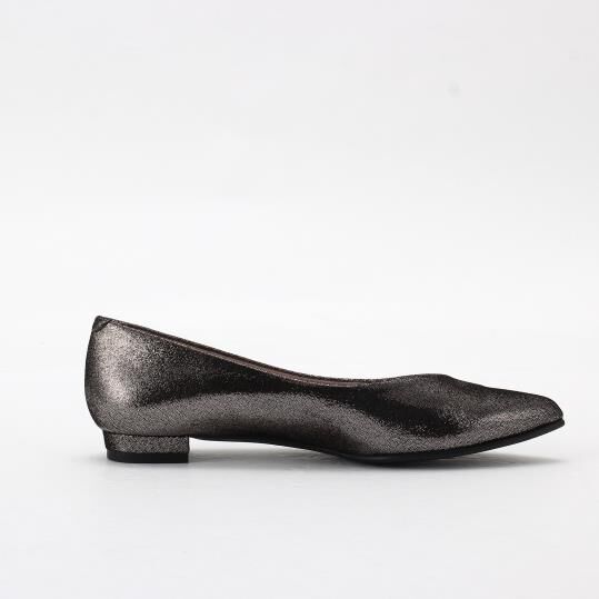 銀座かねまつ「LSDW2371METETN 【防水】【本革】アクアベルフラットシューティー」|パンプス|