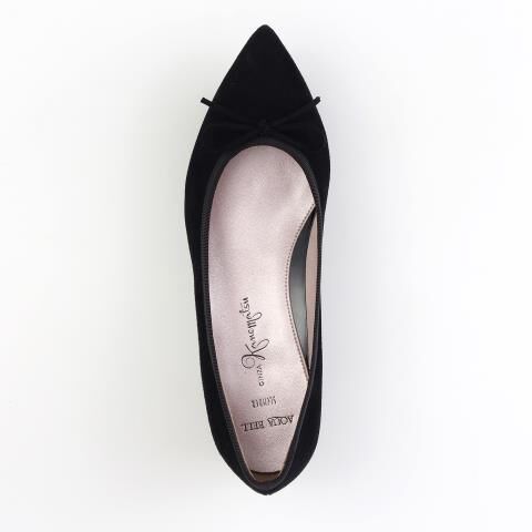 銀座かねまつ「LSBZ2004DSUEBLK 【防水】【本革】【Bワイズアクアスレンダーパンプス」|レインシューズ|