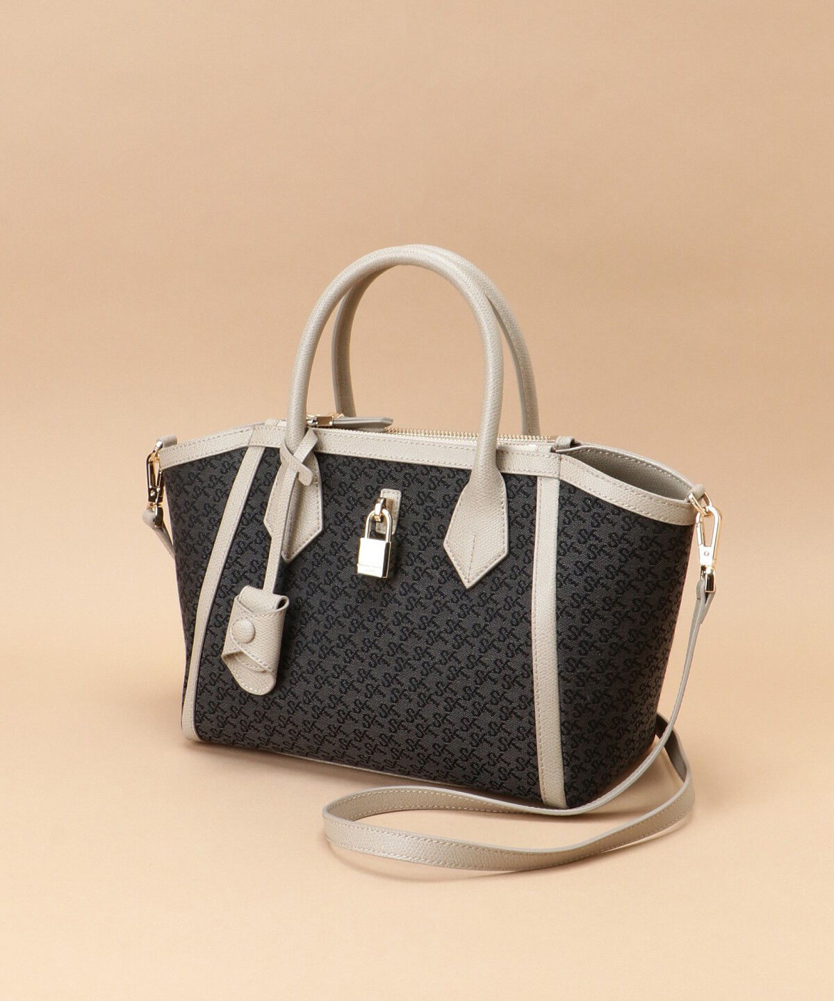 Samantha Thavasa「ST Jacquard サマンサアゼル」|ハンドバッグ|