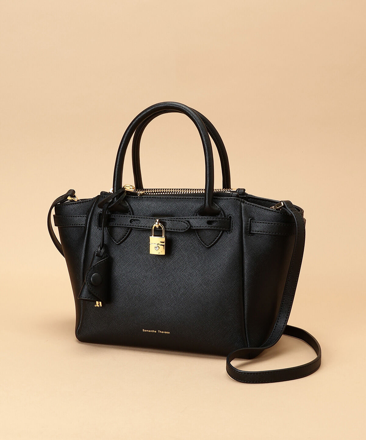 Samantha Thavasa「ベルトデザイン サマンサアゼル 中サイズ」|ハンドバッグ|