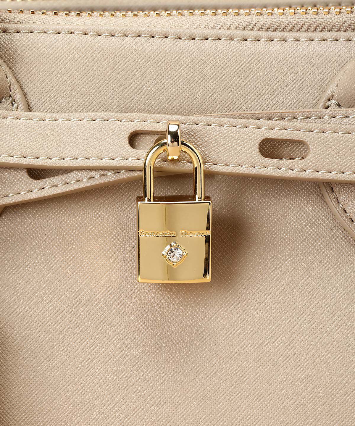 Samantha Thavasa「ベルトデザイン サマンサアゼル 中サイズ」|ハンドバッグ|