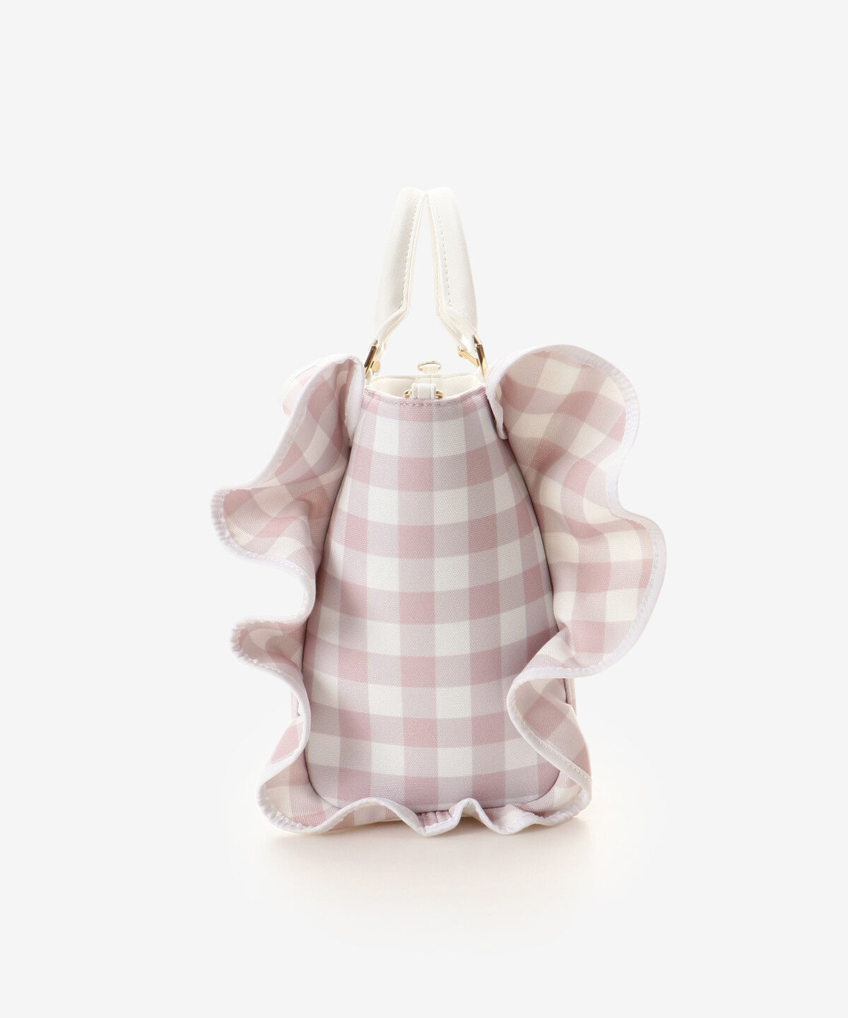 Samantha Vega「チェックフリルハンドバッグ（大）」|ハンドバッグ|
