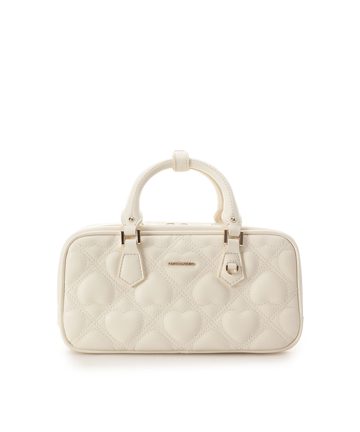 Samantha Vega「ハートキルトショルダーバッグ」|ショルダー・メッセンジャー|ホワイト