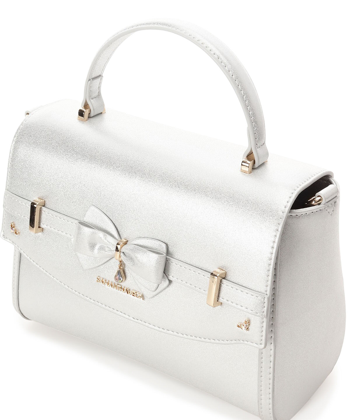 Samantha Vega「アクセントリボンラメショルダーバッグ」|ショルダー・メッセンジャー|