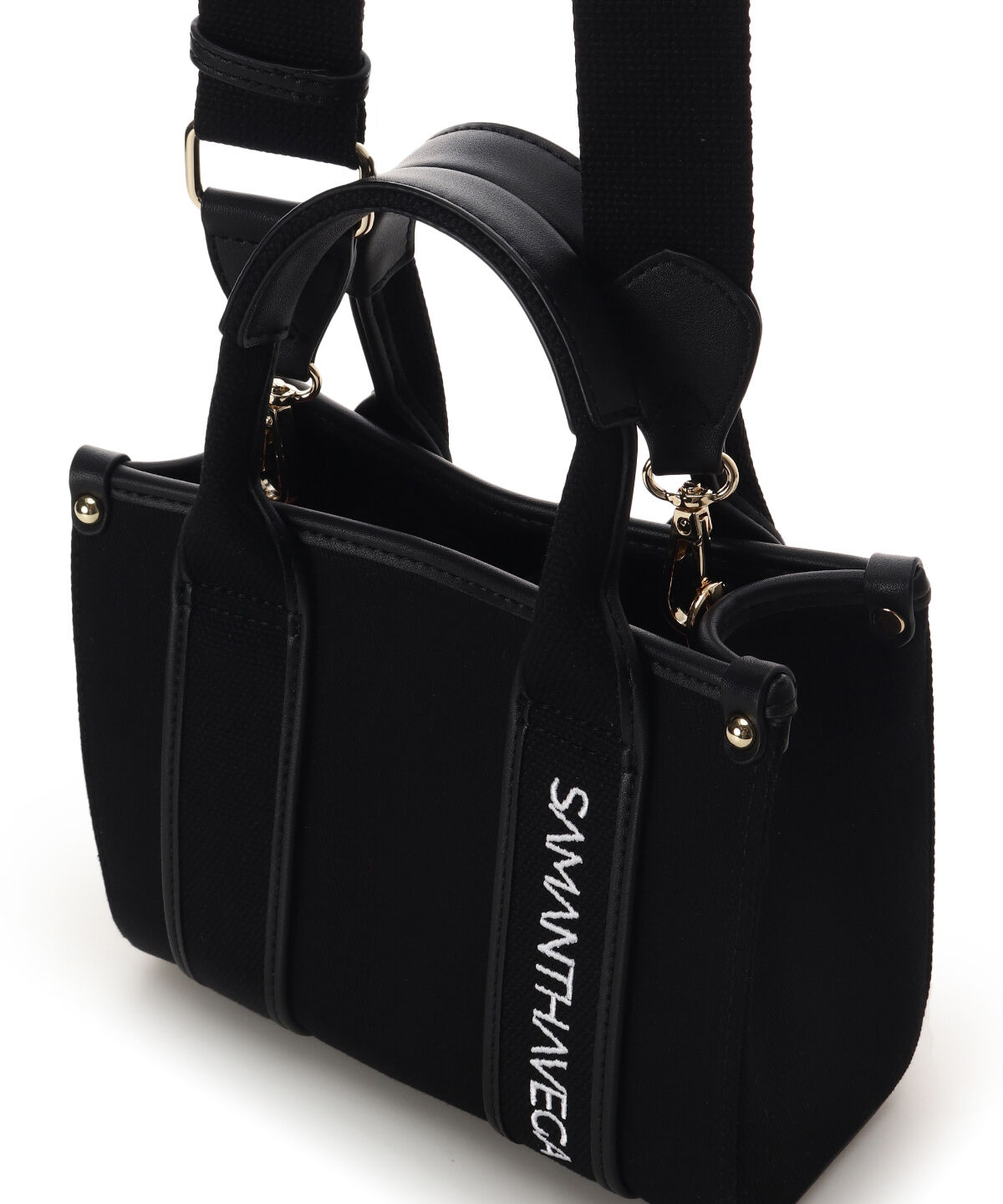 Samantha Vega「新色ロゴテープキャンバスショルダーバッグ（ミニ）」|ショルダー・メッセンジャー|