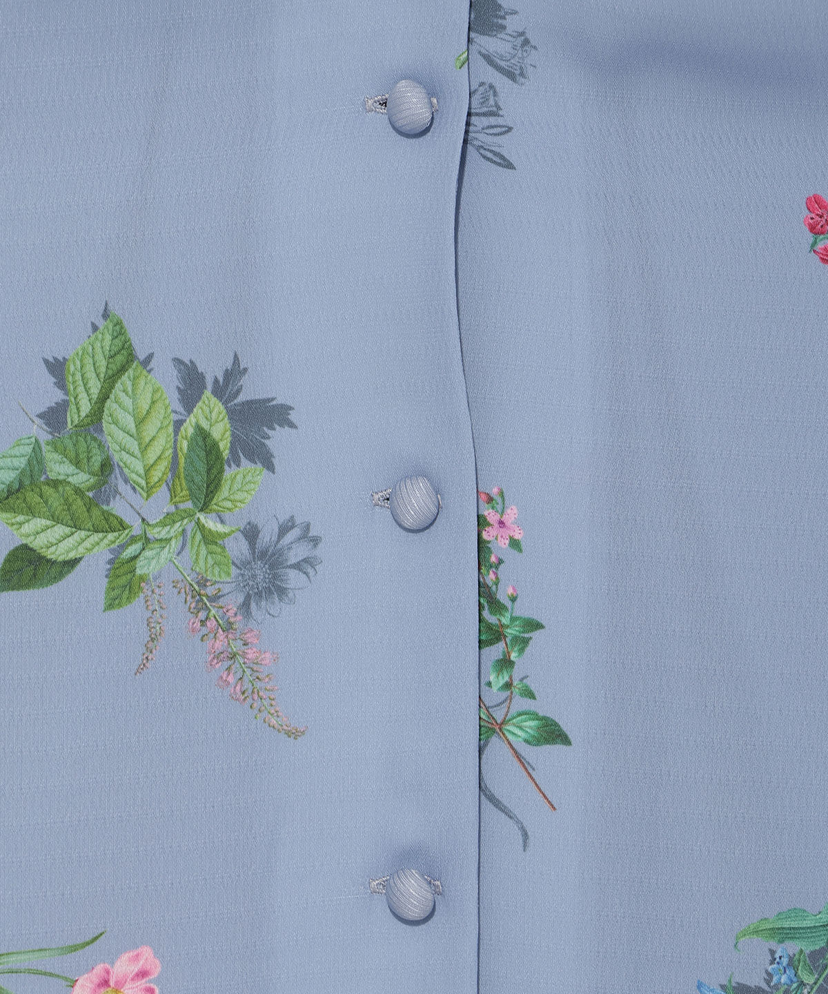 アンドクチュール「ドローイングフラワー配色襟ワンピース」|ワンピース|