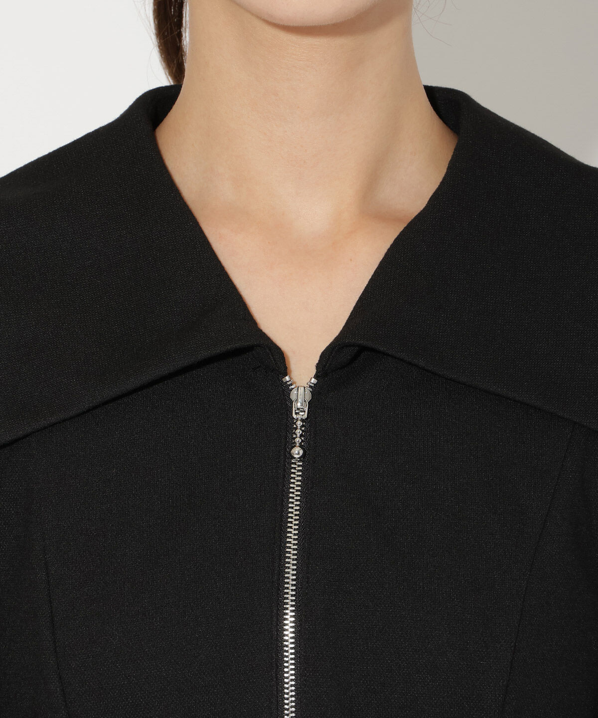 アンドクチュール「センターZIPミニワンピース」|ワンピース|