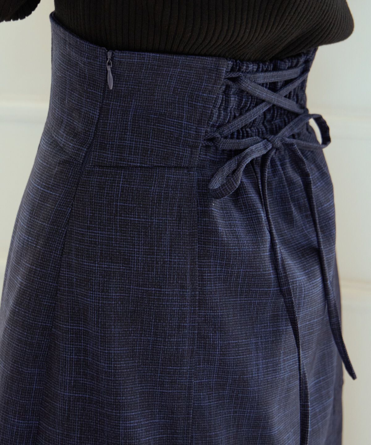 アンドクチュール「ブッチャーインナーミニマーメイドスカート」|フレア|