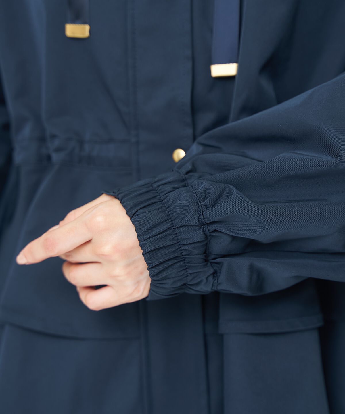 アンドクチュール「ペプラムマウンテンパーカー」|アウトドア|