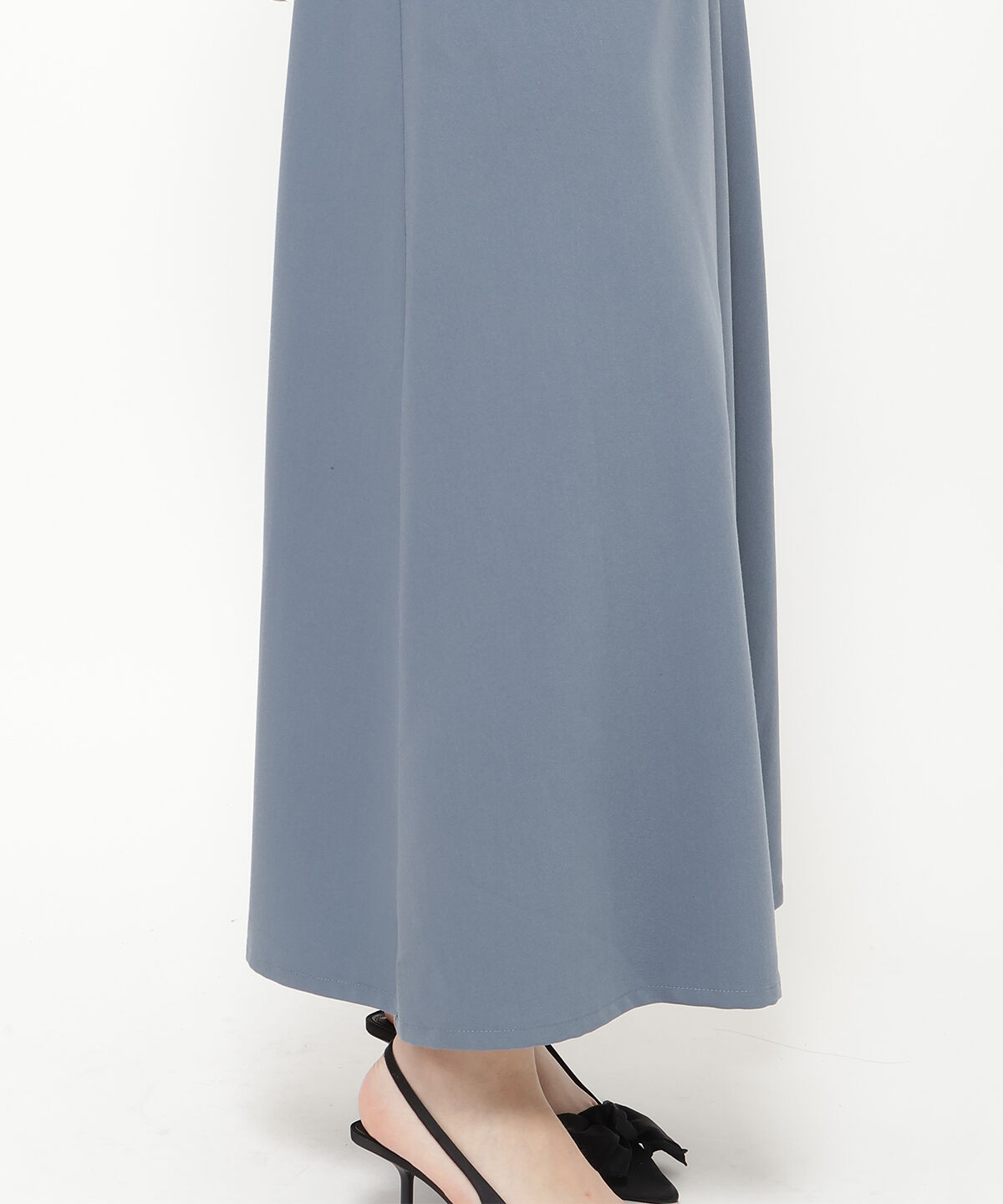 REDYAZEL「アシメソフトプリーツスカート」|フレア|