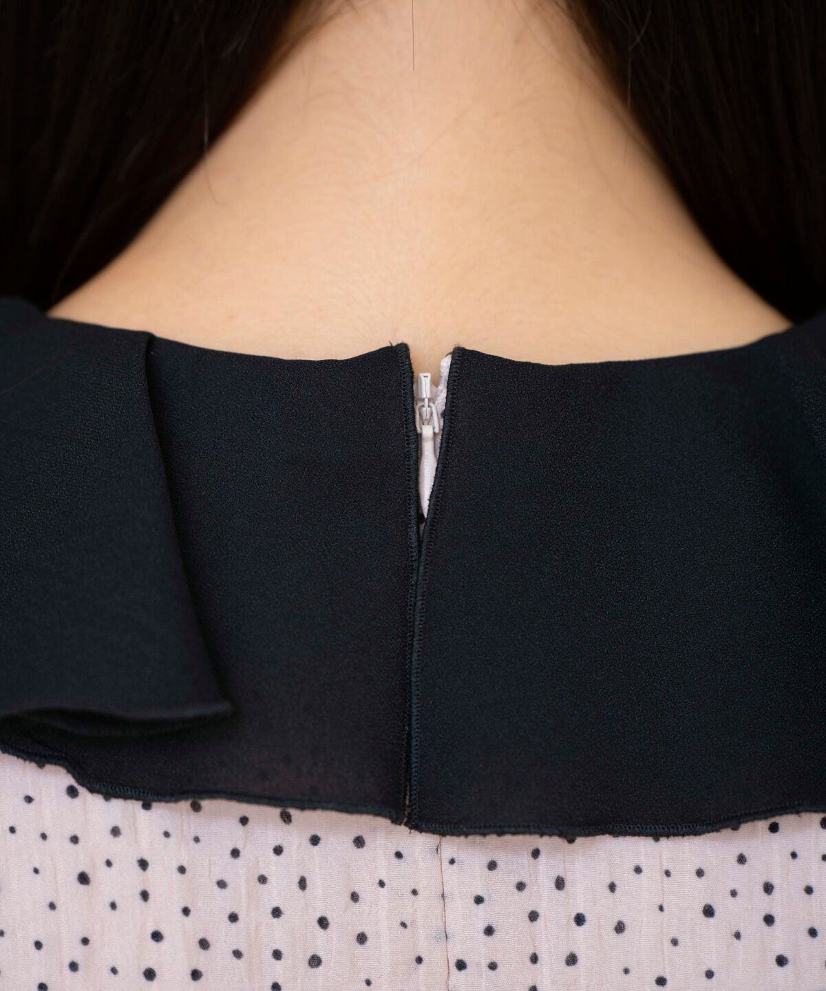 REDYAZEL「フリルカラードットワンピース」|ワンピース|