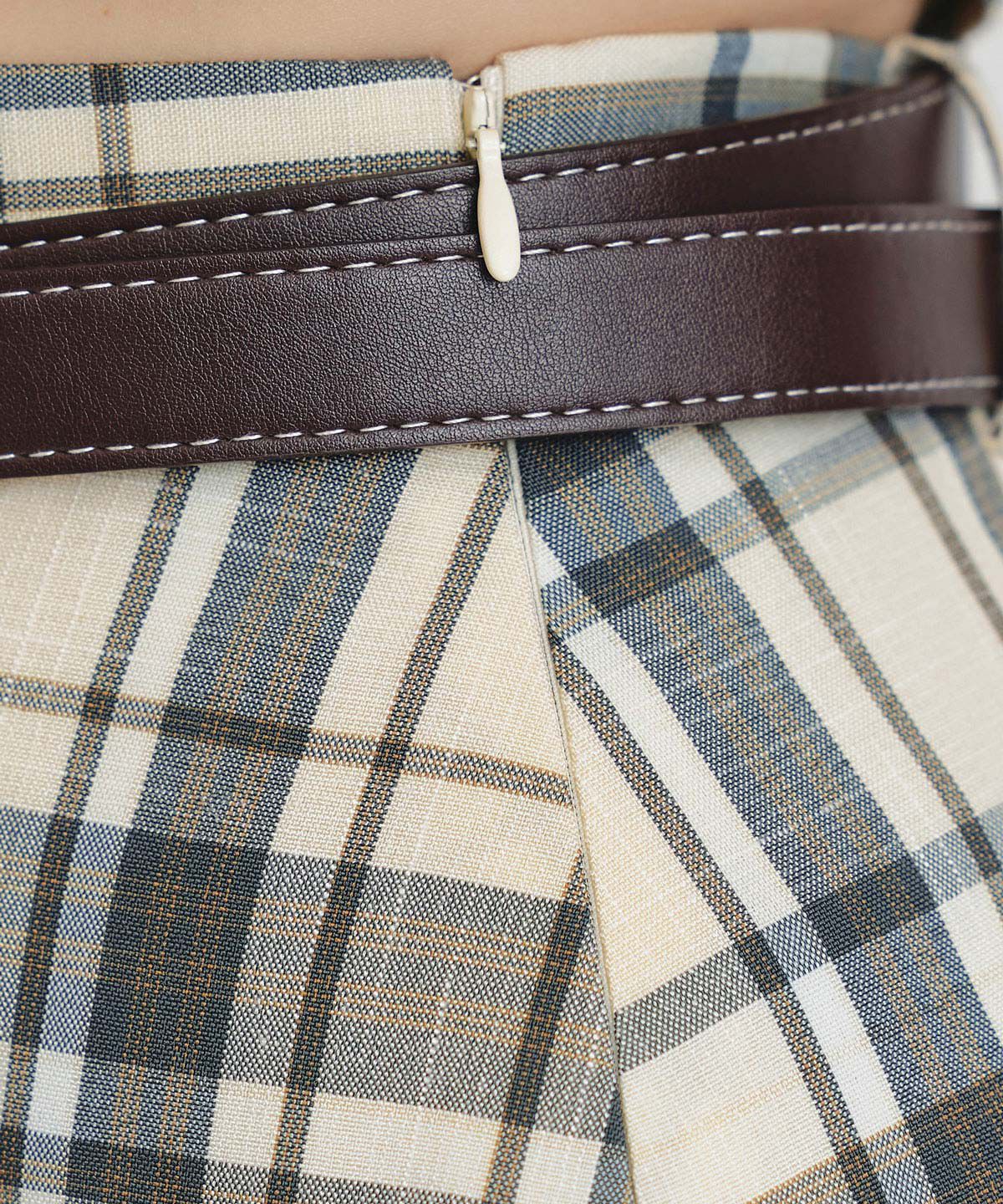 REDYAZEL「バイカラーチェックブラウス&times;フレアロングスカートセットアップ」|ワンピース|