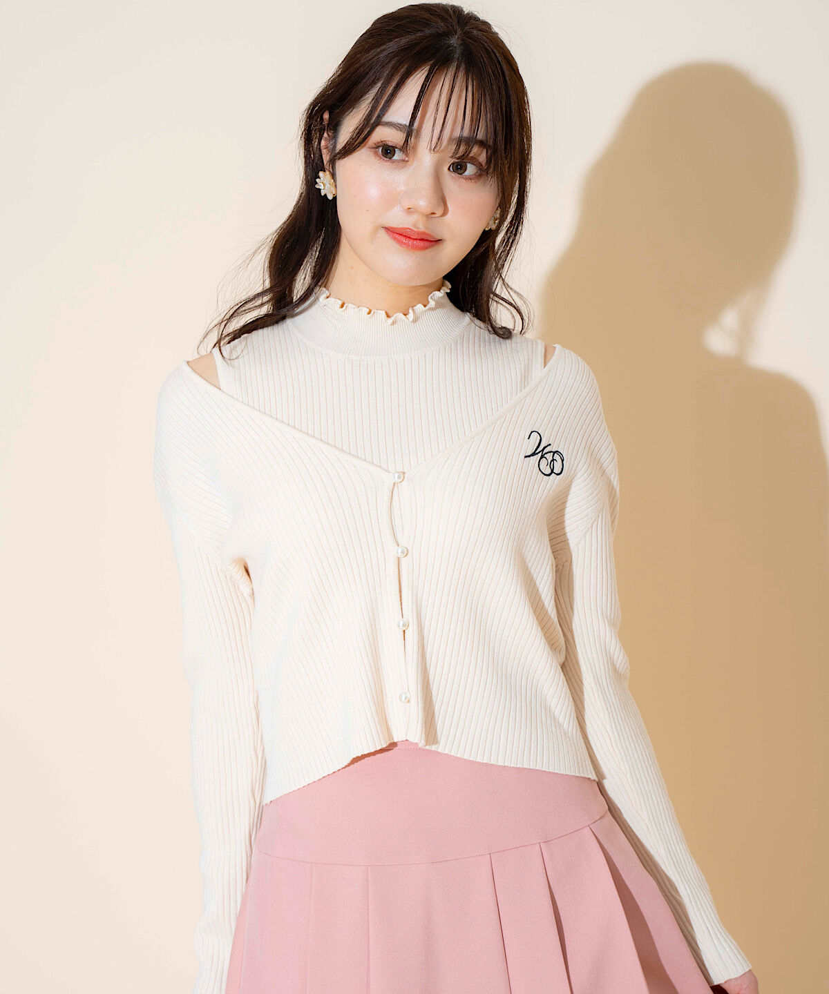 WILLSELECTION「ロゴ刺繍アンサンブル」|ニット・セーター|