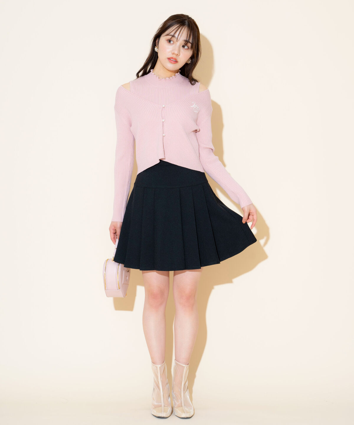 WILLSELECTION「ロゴ刺繍アンサンブル」|ニット・セーター|