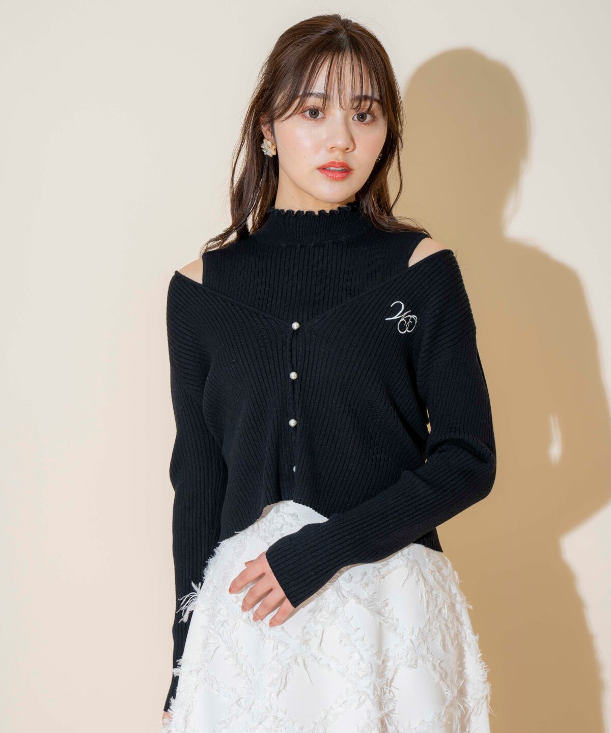 WILLSELECTION「ロゴ刺繍アンサンブル」|ニット・セーター|