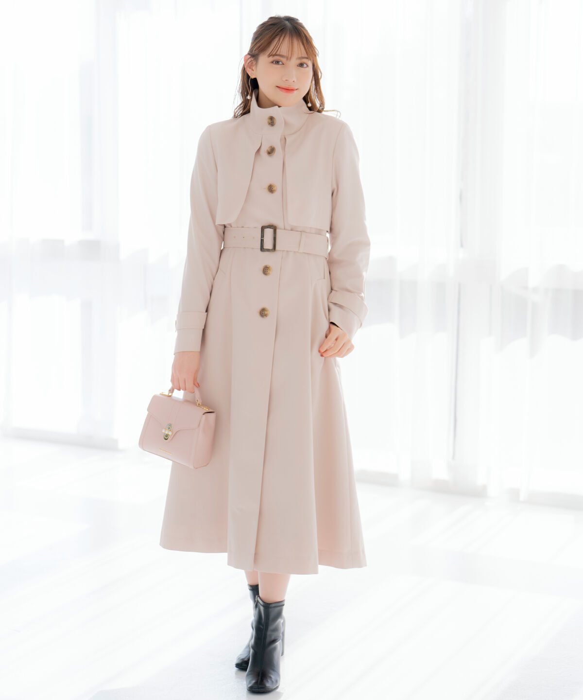 WILLSELECTION「スタンドカラーシングルトレンチコート」|トレンチコート|