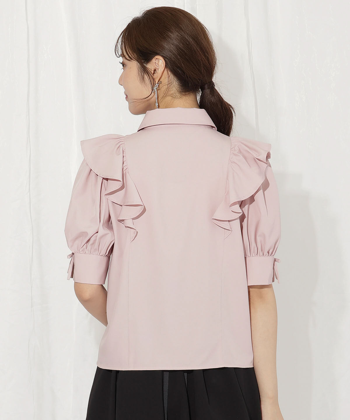 WILLSELECTION「スリーブリボンブラウス」|シャツ・ブラウス|