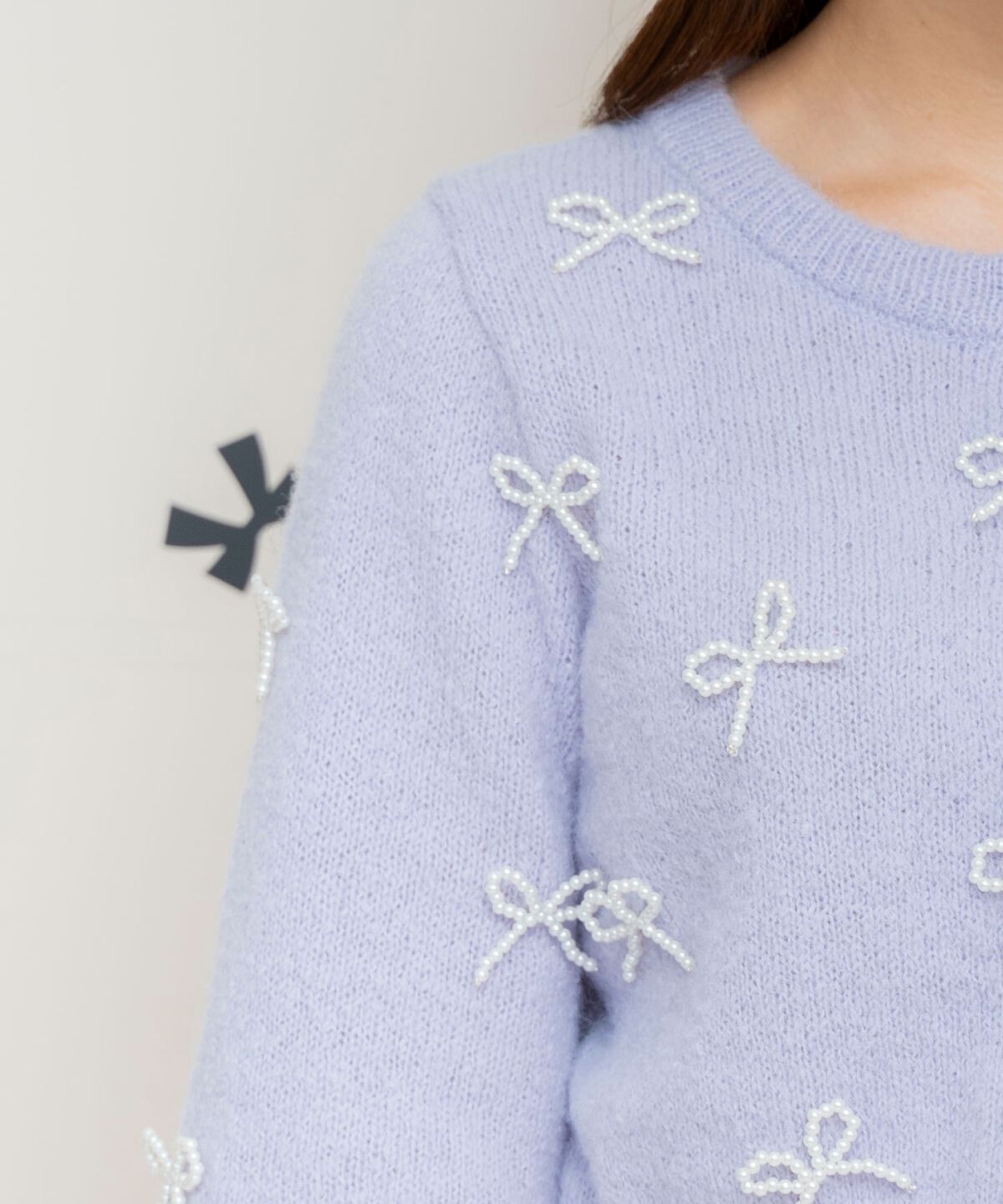 WILLSELECTION「リボンパーツ付きカーディガン」|カーディガン|