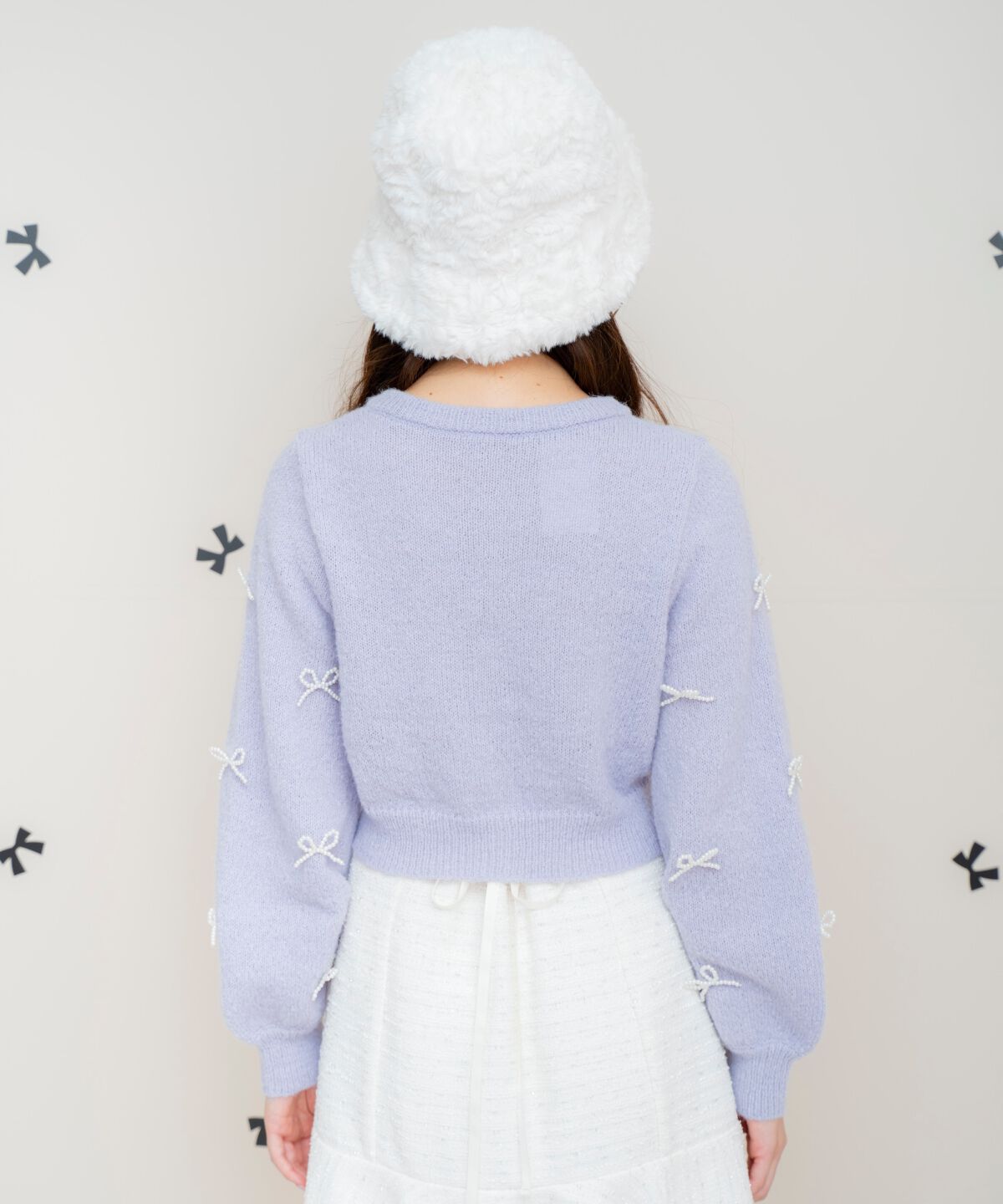 WILLSELECTION「リボンパーツ付きカーディガン」|カーディガン|