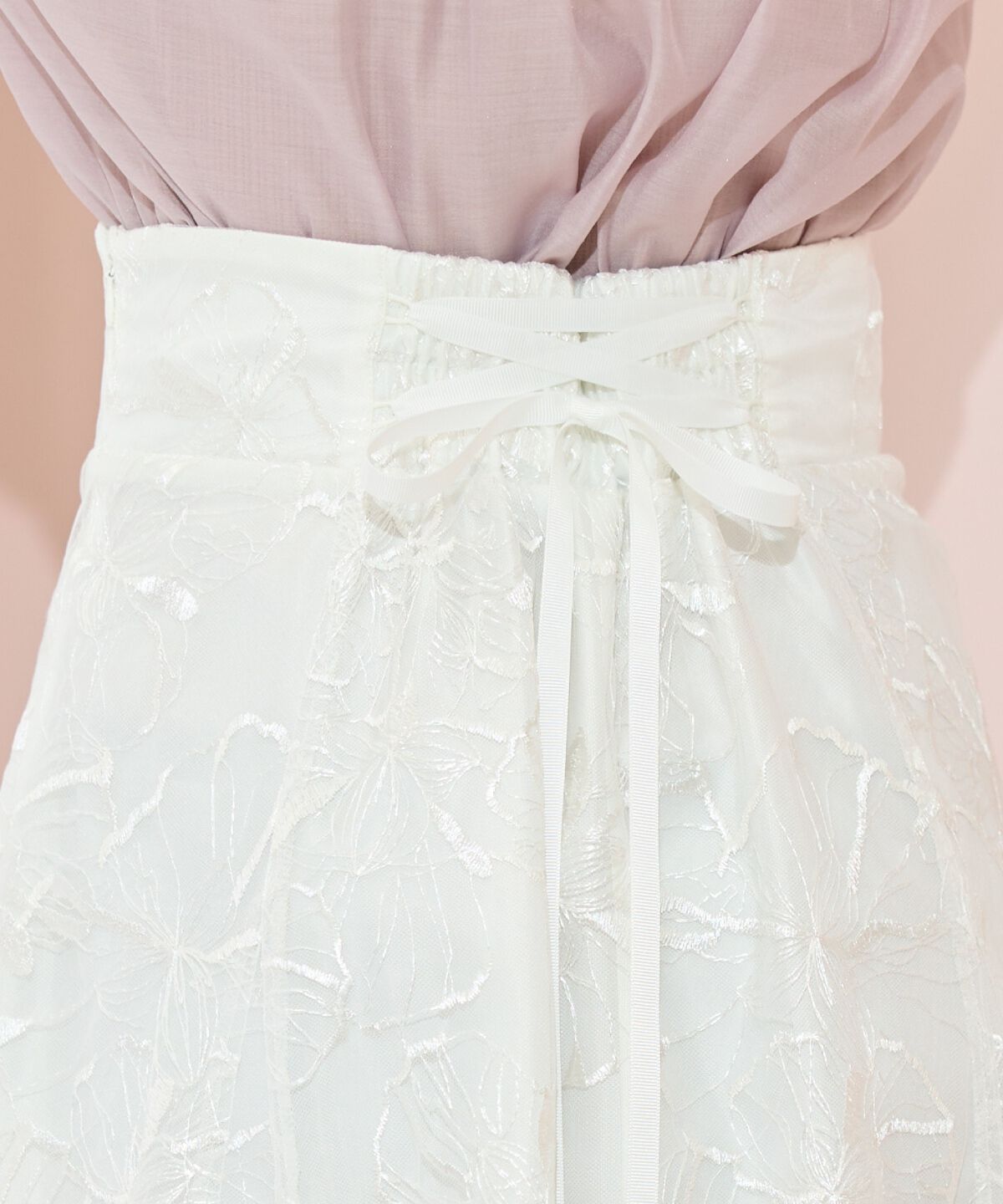 WILLSELECTION「フラワーチュールフレアスカート」|フレア|