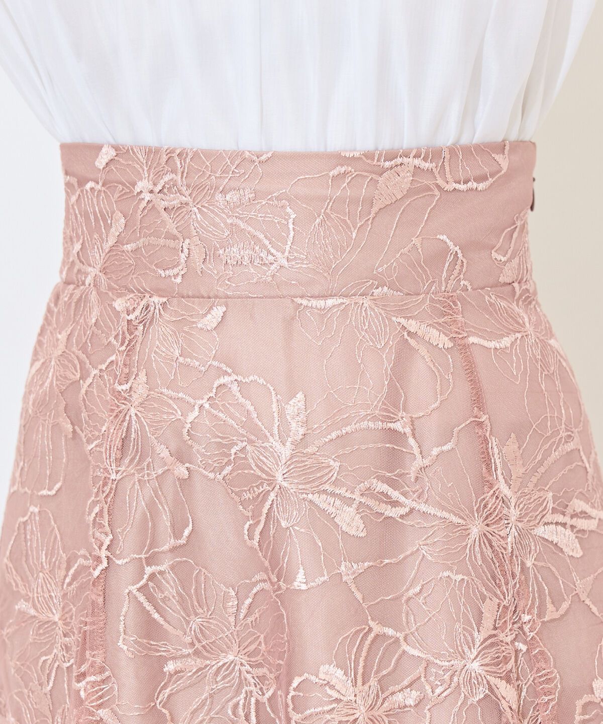 WILLSELECTION「フラワーチュールフレアスカート」|フレア|