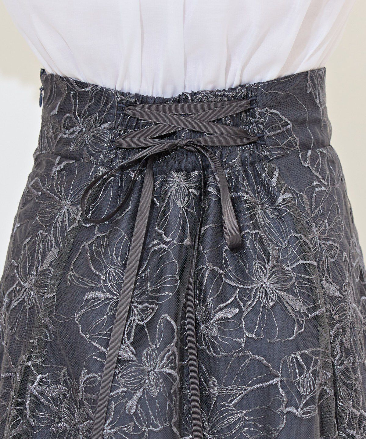 WILLSELECTION「フラワーチュールフレアスカート」|フレア|