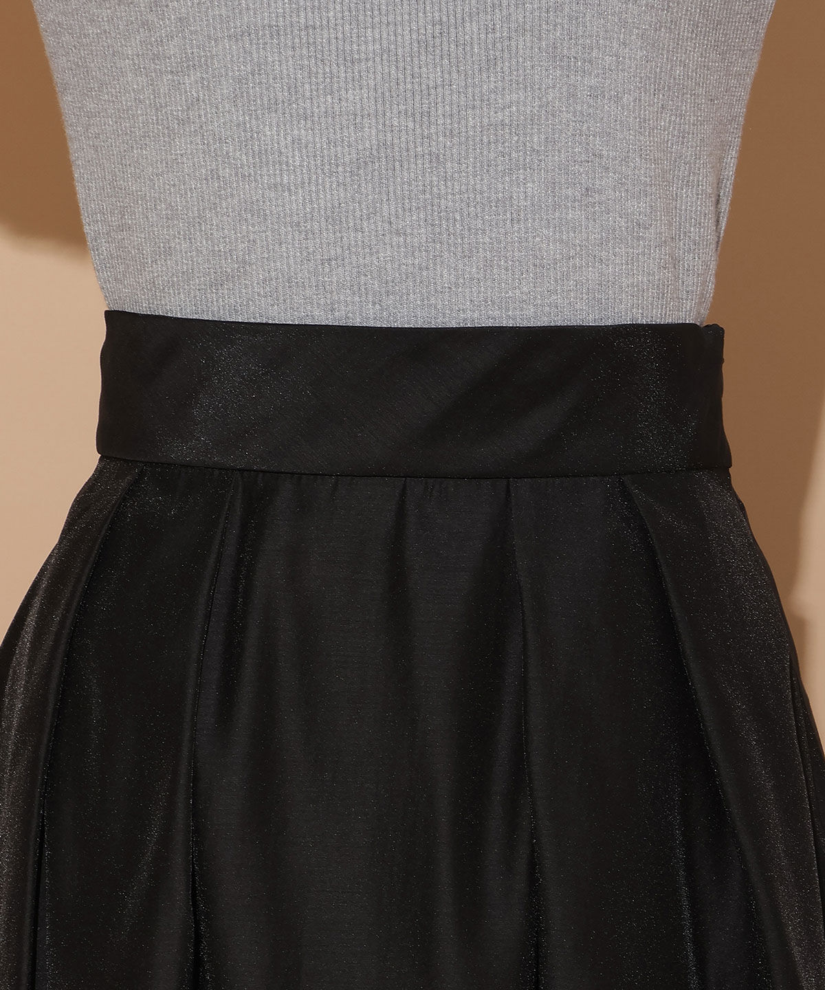 WILLSELECTION「オーガンジータックフレアスカート」|フレア|