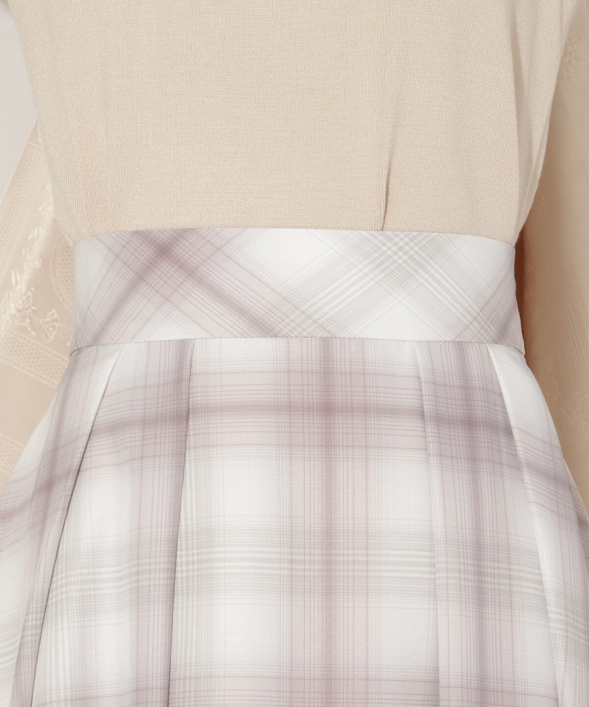 WILLSELECTION「オリジナルチェックタックフレアスカート」|フレア|