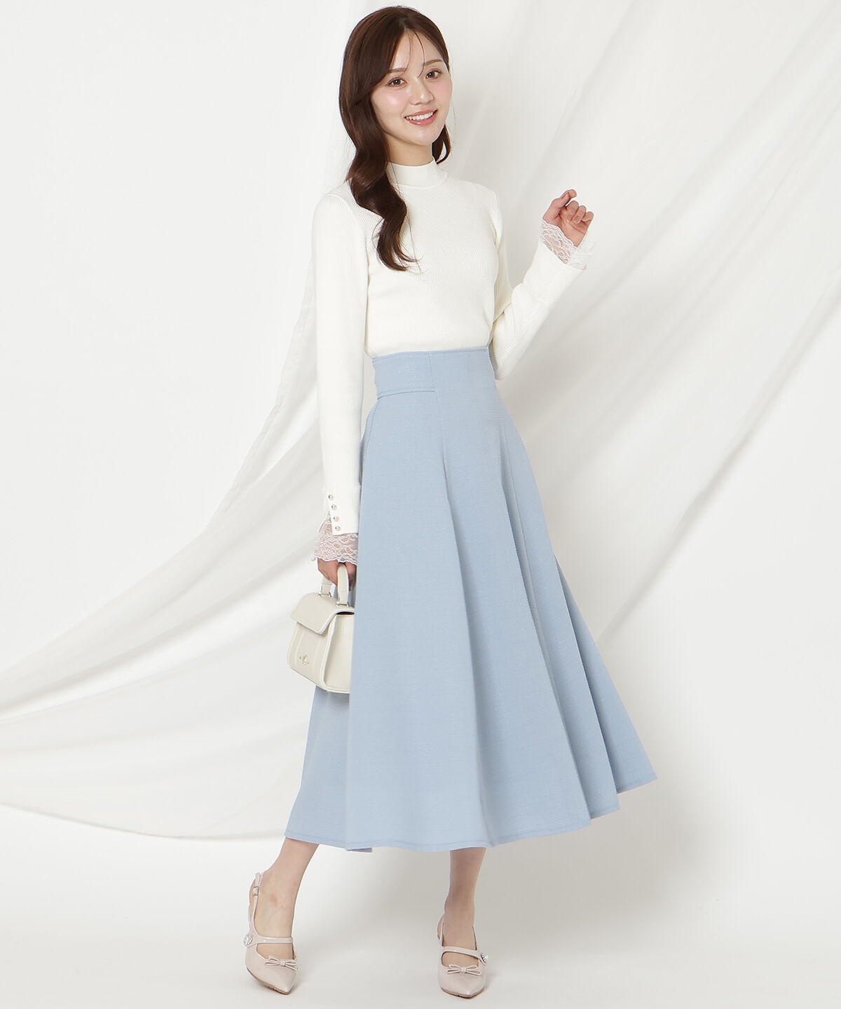 WILLSELECTION「ハイウエストフレアスカート」|フレア|