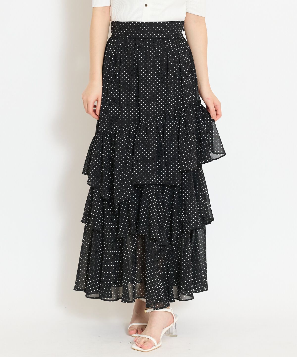 WILLSELECTION「アシメティアードスカート」|フレア|