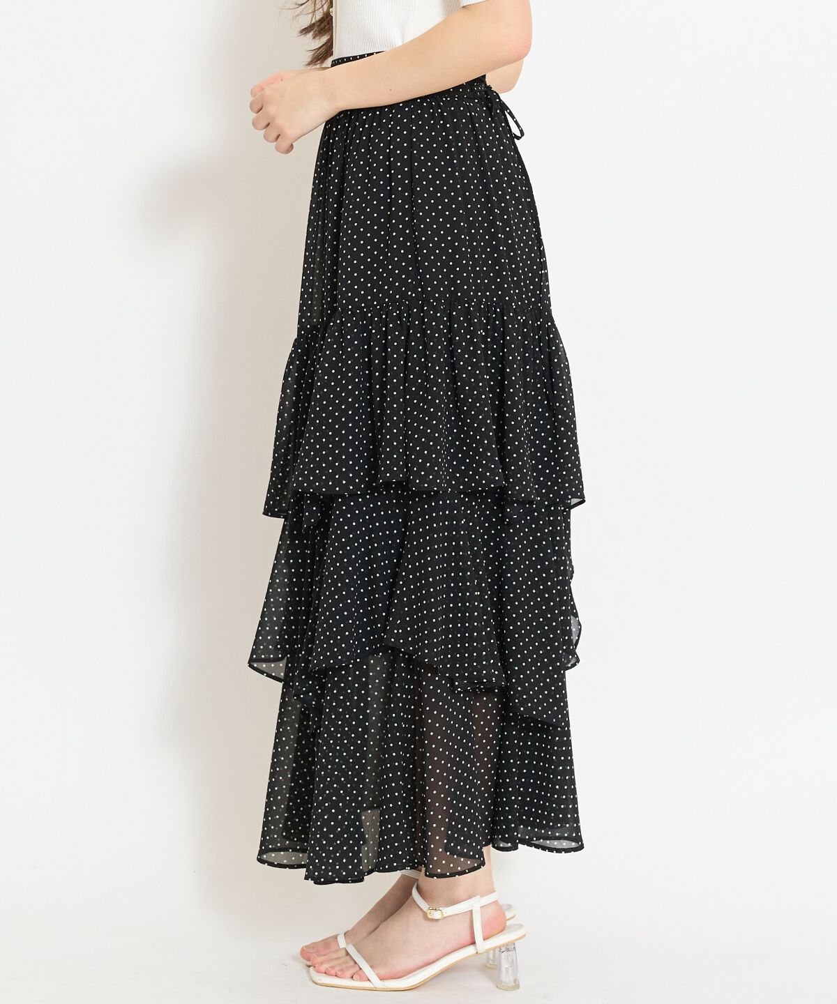 WILLSELECTION「アシメティアードスカート」|フレア|