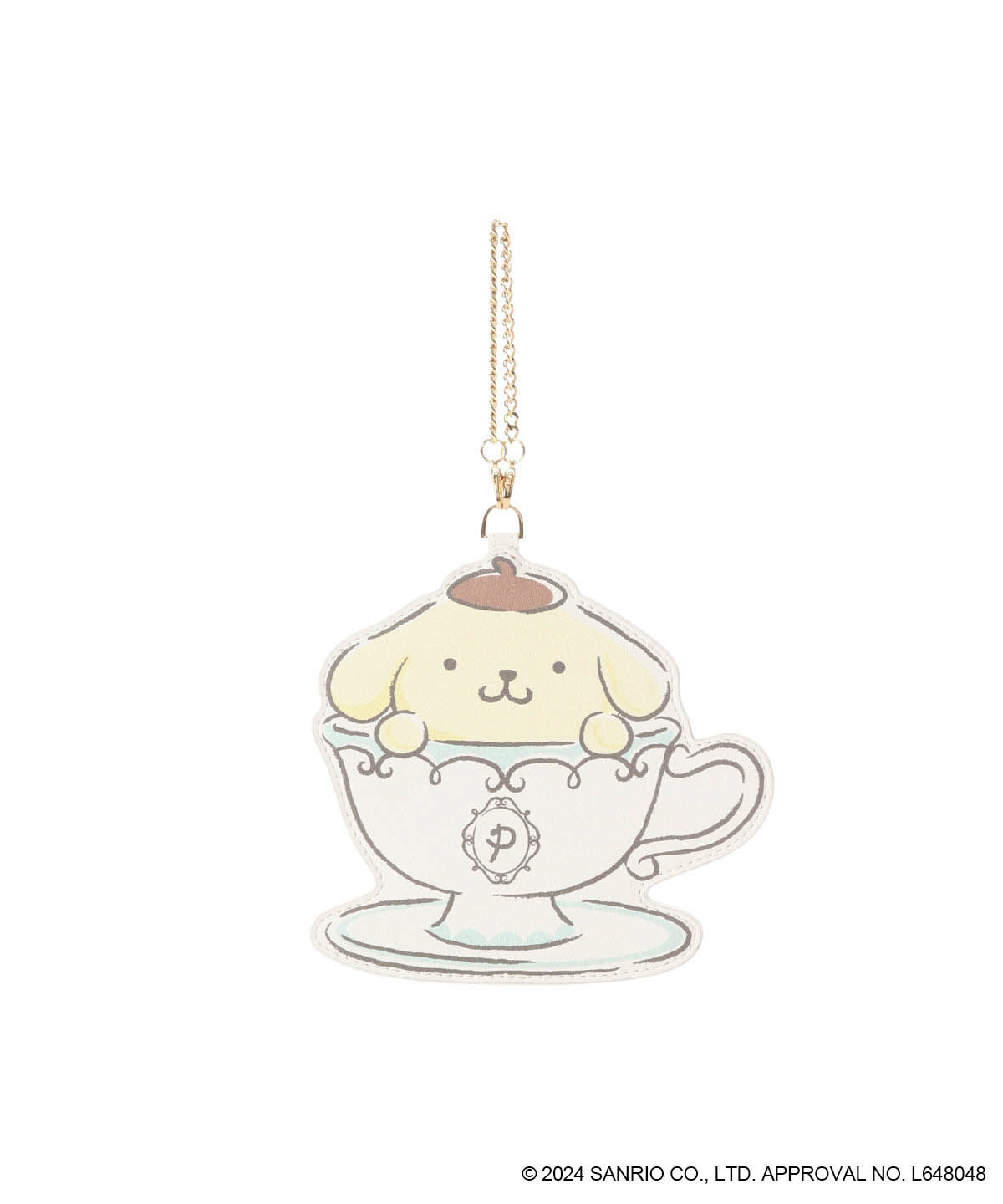 Samantha Thavasa Petit Choice「「ポムポムプリン」コレクション パスケース」|定期入れ|イエロー