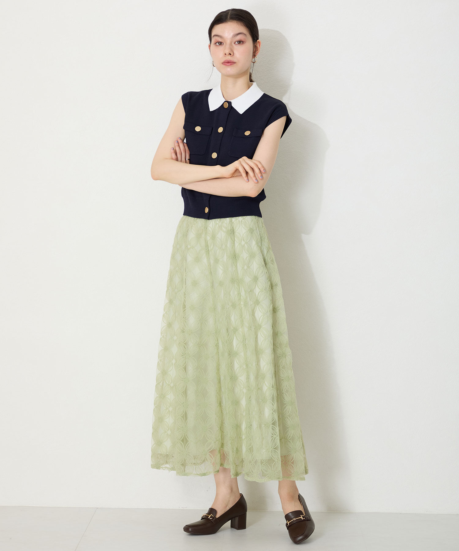 ORiental TRaffic「【跳べるパンプス/シリーズ累計１５０万足突破 】ビット ヒールローファー /R-3214 厚手クッション」|パンプス|