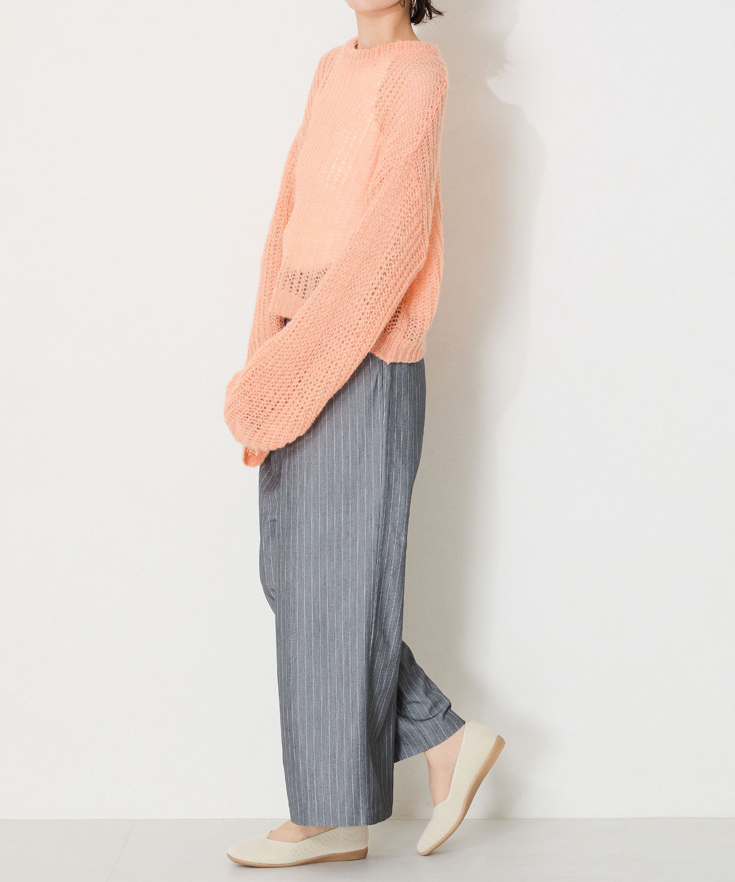 ORiental TRaffic「【洗濯OK】 ニット パンプス /R-3215 軽量 フラット ニット 通気性 柔らかい」|パンプス|