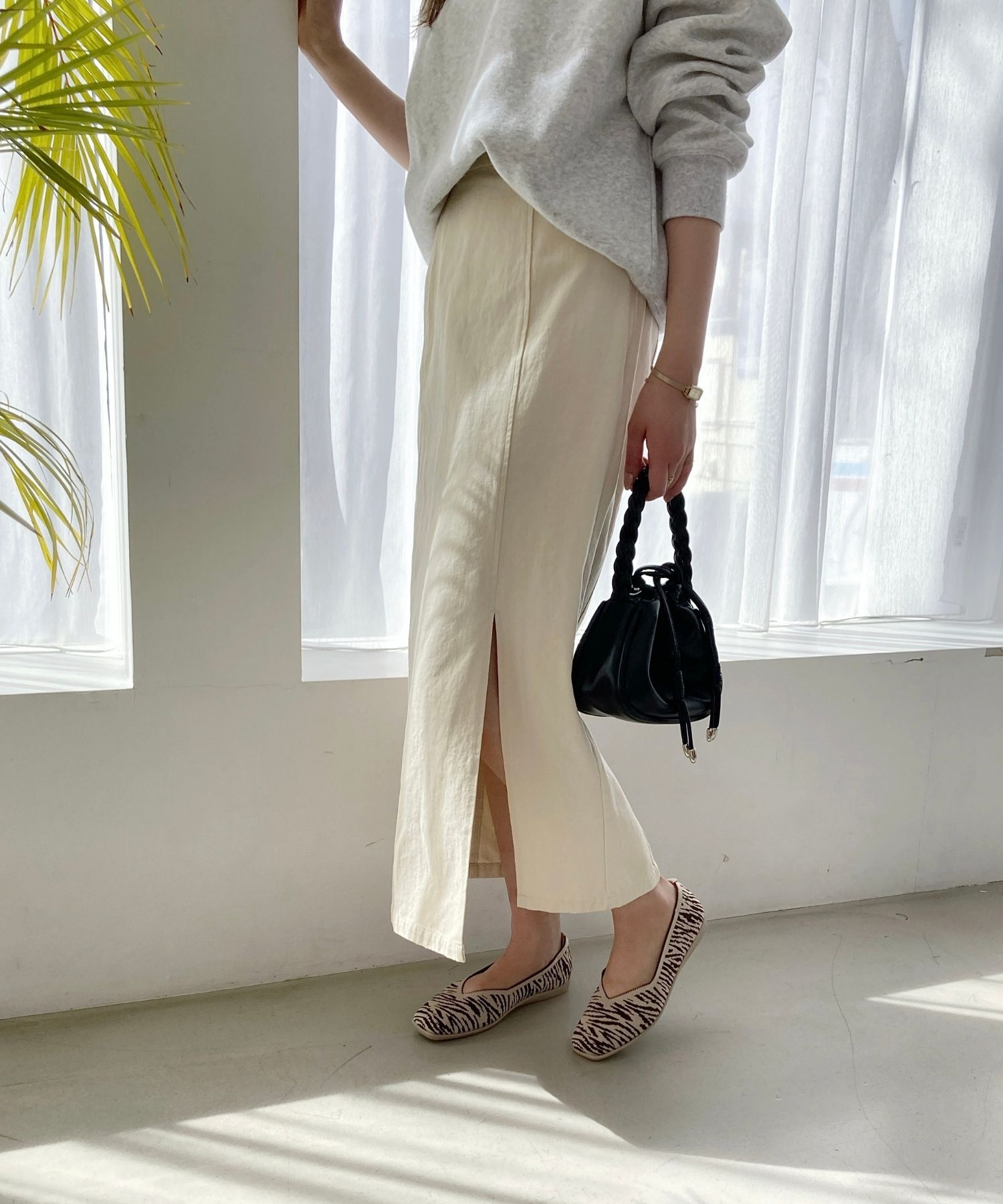 ORiental TRaffic「【洗濯OK】 ニット パンプス /R-3215 軽量 フラット ニット 通気性 柔らかい」|パンプス|