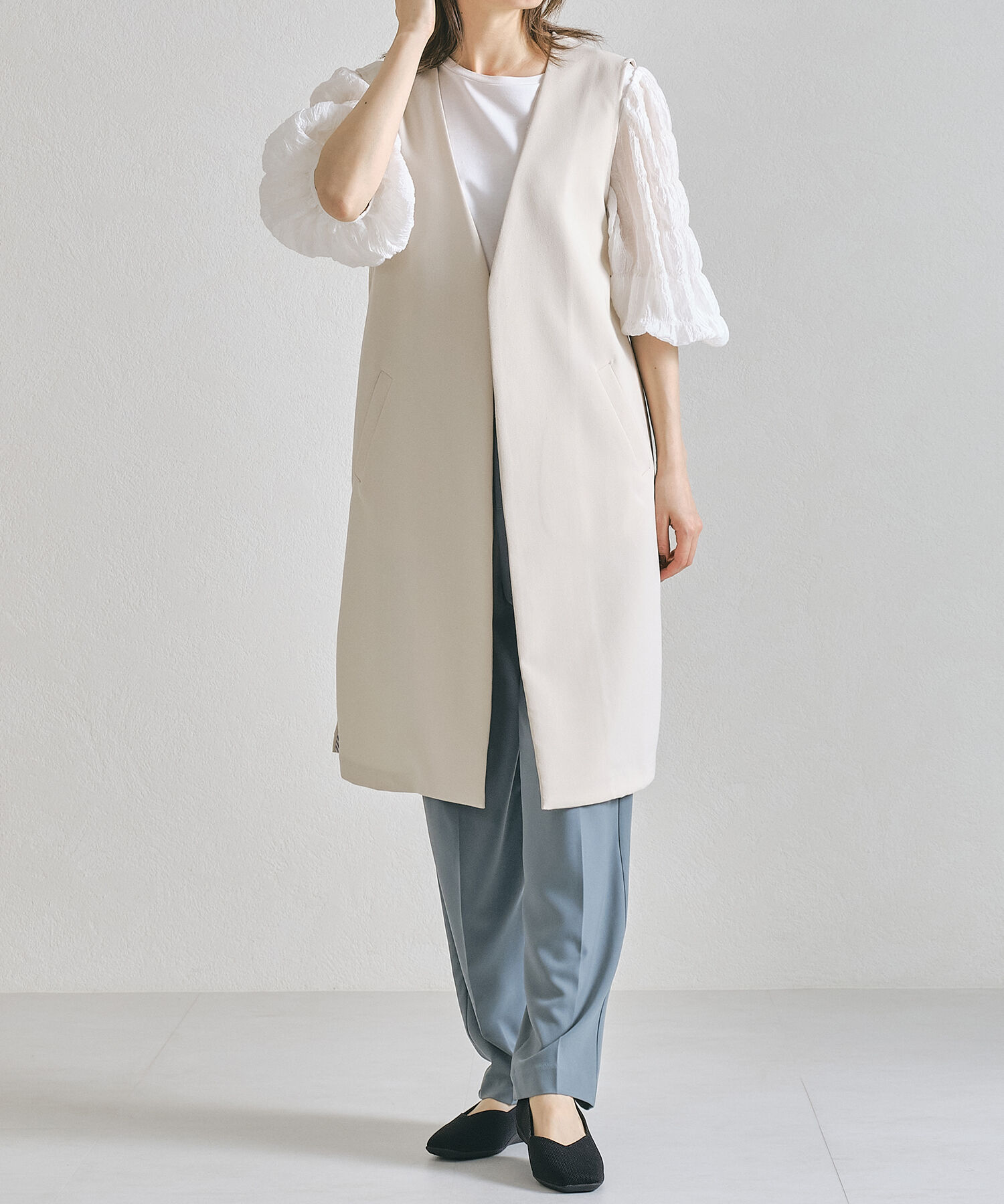 ORiental TRaffic「【洗濯OK】 ニット パンプス /R-3215 軽量 フラット ニット 通気性 柔らかい」|パンプス|