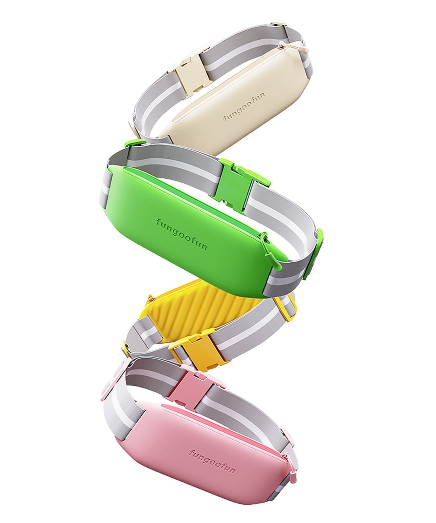 fungoofun「【WEB限定】EVAウエストベルトスポーツバッグ/G-0016」|ハンドバッグ|BEIGE