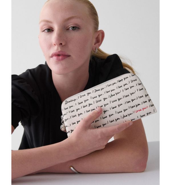 kate spade new york「デヴィン アイ ラブ ユー ポーチ」|ポーチ|