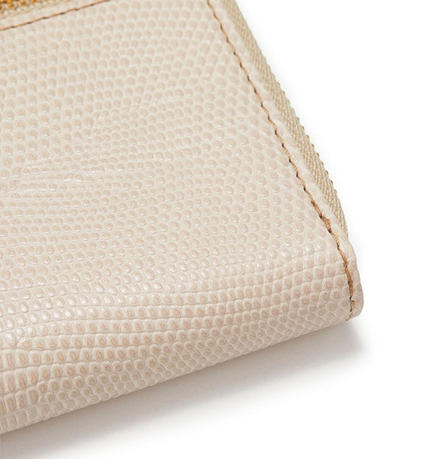 TOPKAPI 「イタリアンレザー・リザード型押し・Lファスナー長財布マチ付き LUCIA[ルチア]」|財布|