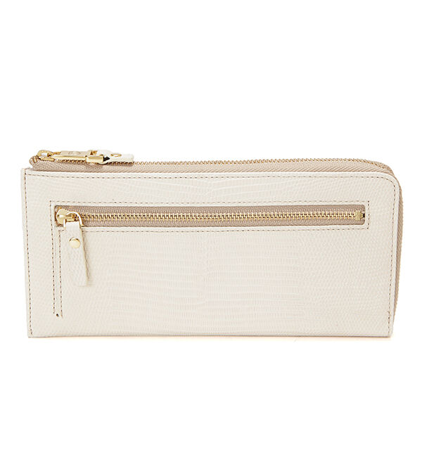 TOPKAPI 「イタリアンレザー・リザード型押し・Lファスナー長財布マチ付き LUCIA[ルチア]」|財布|