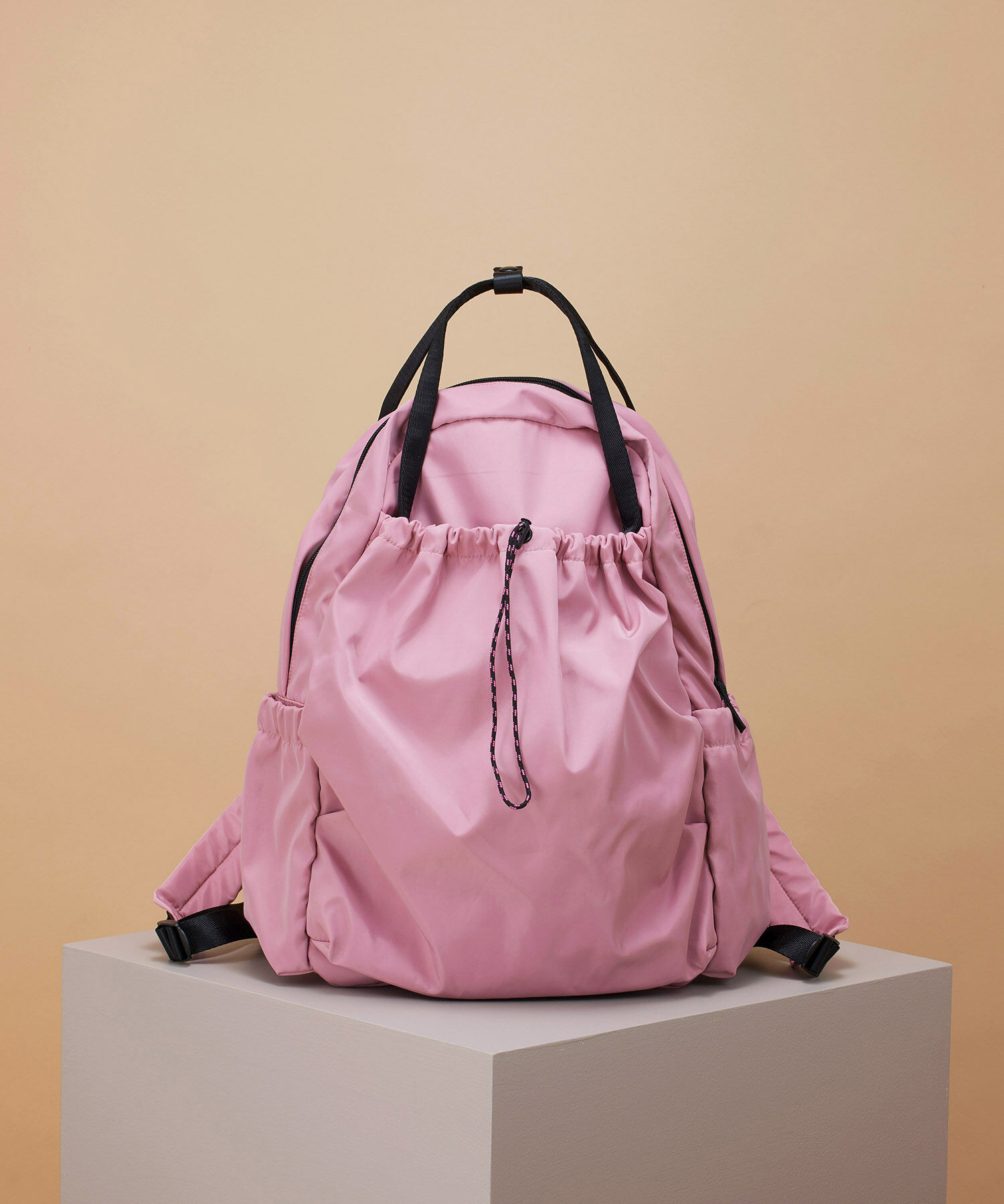 TOPKAPI TREASURE「【TREASURE TOPKAPI】ドローストリング リュック / バッグパック」|リュック|ピンク