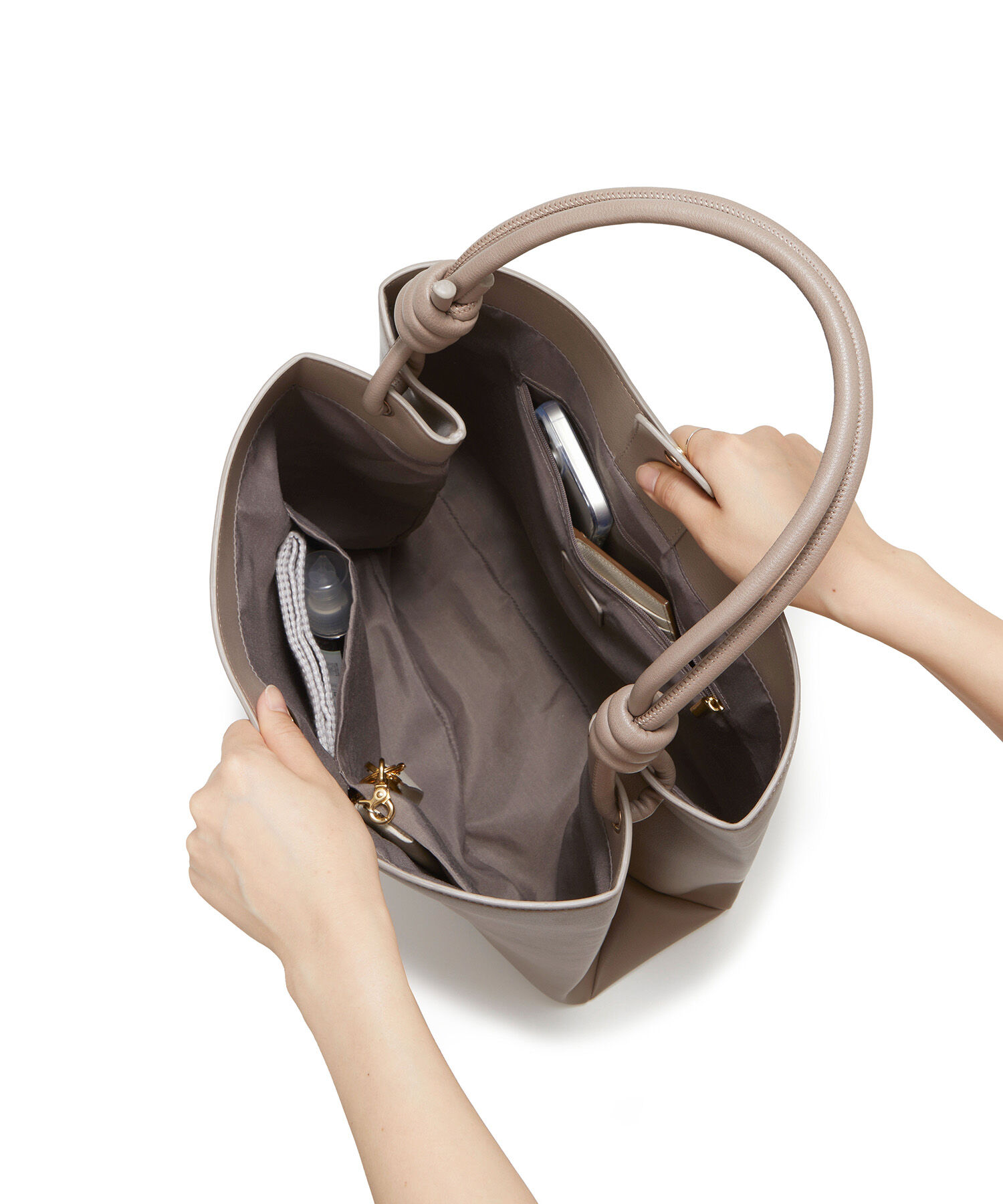 TOPKAPI TREASURE「【TREASURE TOPKAPI】ノットデザイン ハンドル トート バッグ」|トートバッグ|