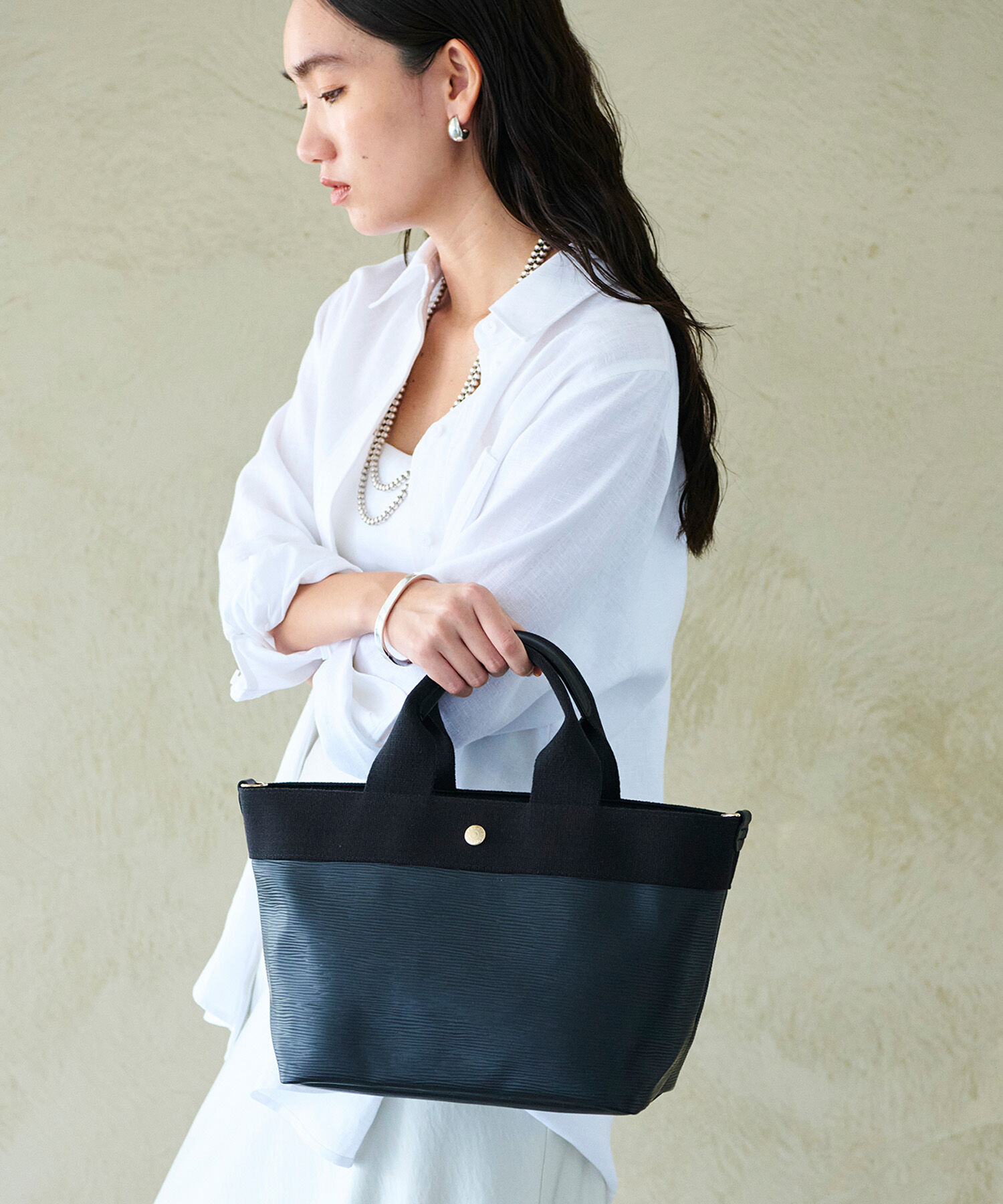 TOPKAPI BREATH「【人気色が限定復活！】【Breath TOPKAPI】RIPPLE リプル トート バッグ M（ショルダー付き）」|トートバッグ|