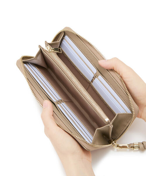 TOPKAPI TREASURE「【TREASURE TOPKAPI】シュリンクレザー ラウンド 長財布」|財布|