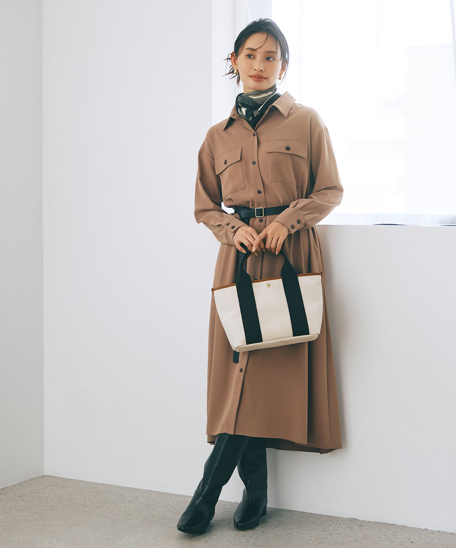 TOPKAPI BREATH「【Breath TOPKAPI】SCOTCH GRAIN スコッチグレイン シンプル 2way トートバッグ」|トートバッグ|