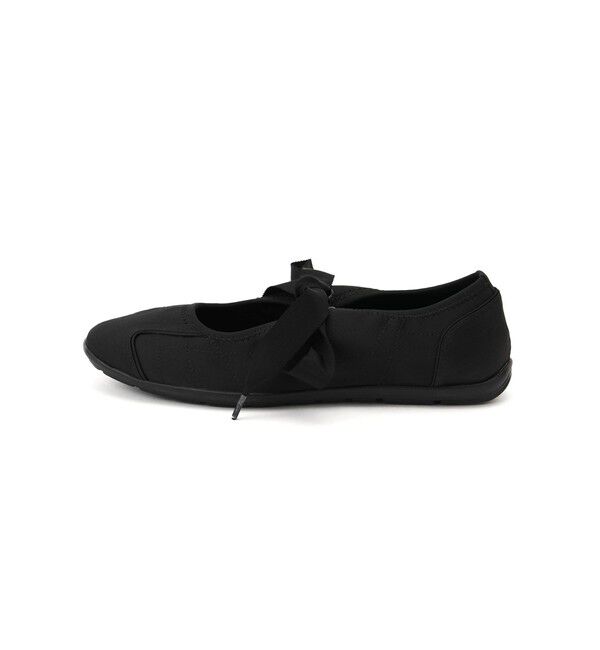 SY UNITED ARROWS「＜SY＞リボンソフト フラット20●&uarr;」|バレエシューズ|BLACK