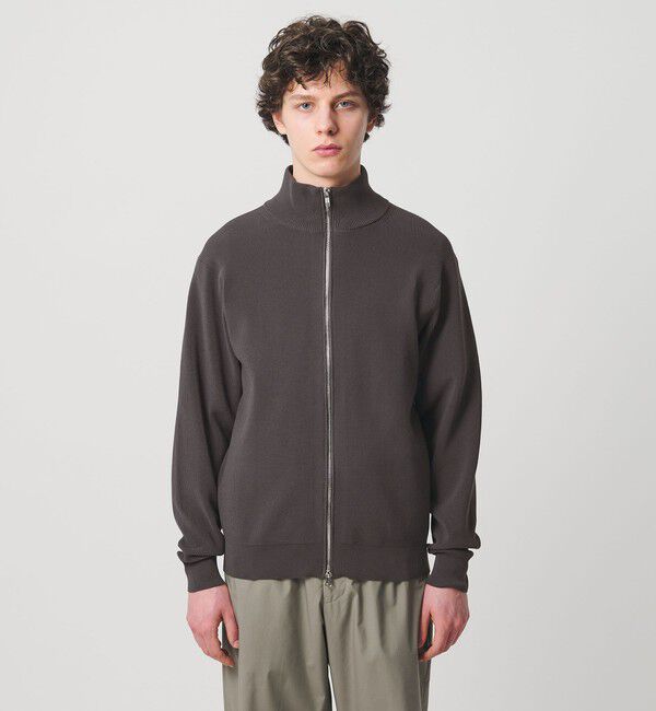 UNITED ARROWS「コットン/ポリエステル アゼ ドライバーズ ニット」|カーディガン|