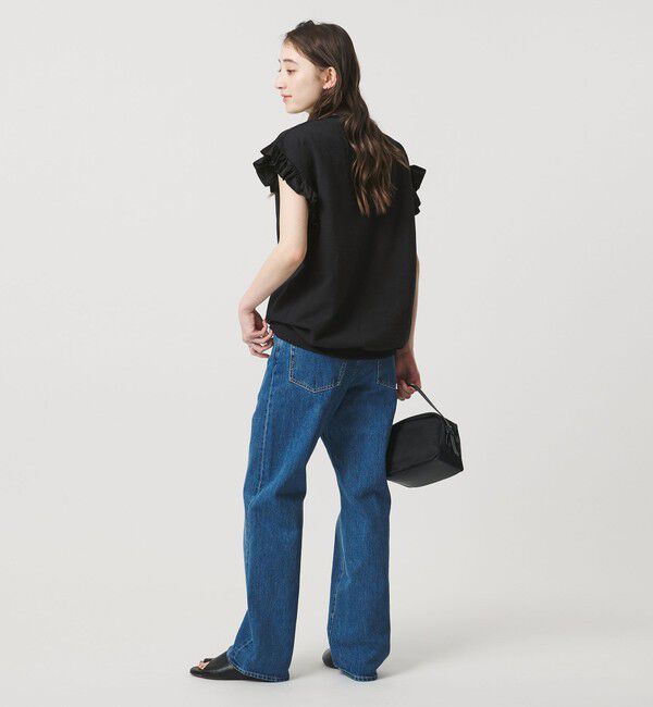 UNITED ARROWS「＜dahl&rsquo;ia＞フリルスリーブ スウェット」|スウェット・ジャージ|